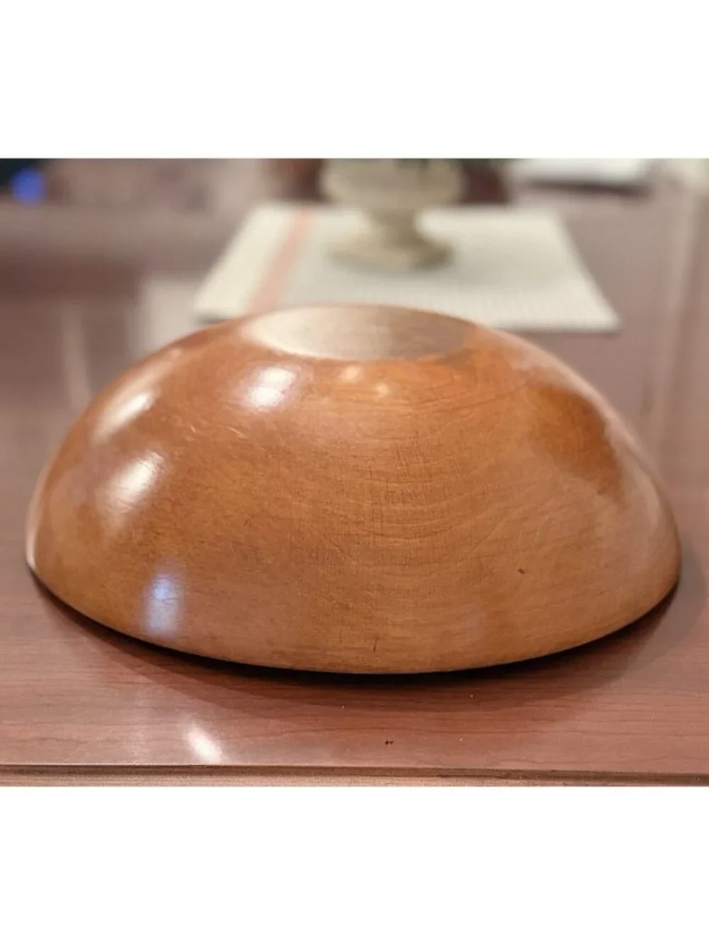 VTG Munising  Asymmetrical Round Hand Turned Bowl 12.25